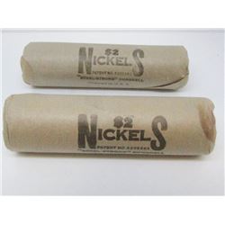 2 x 1965 Canada BU Brinks Bank Rolls