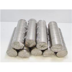 9 Rolls (Or Partial Rolls) Of Canadian Nickels From The 1930's