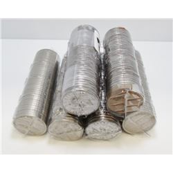 6 Rolls (Or Partial Rolls) Of Canadian Nickels From The 1940's