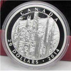 2014 Canada $20 Fine Silver Coin - Celebrating Emily Carr - By RCM