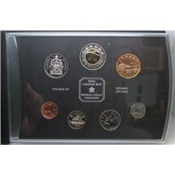 1999 Canada Specimen Coin Set - By RCM - Original Box & COA