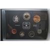 Image 1 : 1999 Canada Specimen Coin Set - By RCM - Original Box & COA