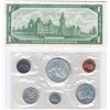 Image 2 : 1967 Canada Mint Coin Set & $1 Bank Note