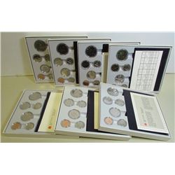 1981 - 1987 Canada Speciment Sets - In Original Packaging
