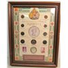 Image 1 : Canadian Coinage Of Elizabeth II - Framed - 10 Coins