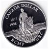 Image 1 : 1998 Canada Silver Proof Dollar - 125 Years Of RCMP - In Case