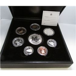 2001 Canada Premium Coin Set With 1 Oz Silver Maple - Snake Privy - By RCM