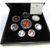 Image 1 : 2001 Canada Premium Coin Set With 1 Oz. Colorized Maple (Autumn) - By RCM