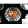 Image 2 : 2001 Canada Premium Coin Set With 1 Oz. Colorized Maple (Autumn) - By RCM