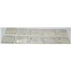 Image 3 : Complete 25 Piece Sterling Silver Franklin Mint Ingot Set - Elizabeth Our Queen - In Case