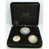 Image 1 : Johnson Matthey Lady Di & Prince Charles Gold & Silver Commemorative Set - In Original Box