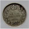 Image 1 : 1921 Canada Silver 5-Cent Coin - ANACS Graded - VG 8 Details