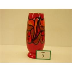 Poole studio pottery vase, 9" high, bears impressed mark, AW…