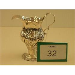 Silver hallmarked Georgian cream jug…