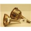 Image 1 : Two Georgian silver wine funnels…