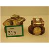 Image 1 : Pair of Trench Art tanks…