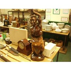 Unusual African figure, 33" high…