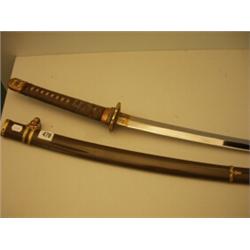 Japanese WW2 army officer's sword katana, with signature, in very good condition…