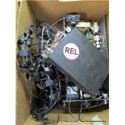 BOX: ASSORTED ELECTRONICS-CONTROL, REMOTES, CABLE