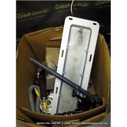 BOX: ELECTRONICS-LIGHT, SOLDERING IRONS