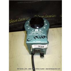 STACO 3PN1010 VARIABLE AUTO TRANSFORMER