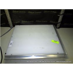 GA INC 1618-4 PORTABLE LIGHT TABLE (print sequence:) A-431