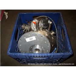 BIN: ASSORTED VACUUM VALVE ACCESSORIES