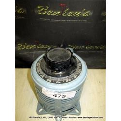 POWERSTAT 3PN116C VARIABLE AUTOTRANSFORMER