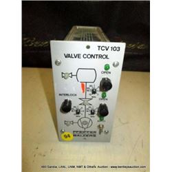 PFEIFFER TCV 103 VALVE CONTROL PLUG-IN
