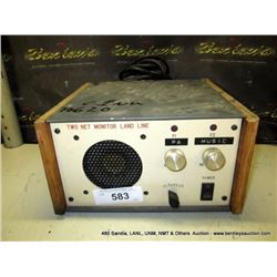 TWO NET MONITOR LAND LINE (print sequence:) 70620