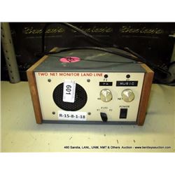 TWO NET MONITOR LAND LINE (print sequence:) 70620