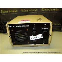 TWO NET MONITOR LAND LINE (print sequence:) 70620