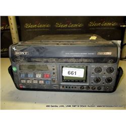 SONY DVW 250 DIGITAL VCR (print sequence:) 70639