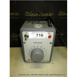 VARIAC W5MT3 AUTO TRANSFORMER (print sequence:) 70003