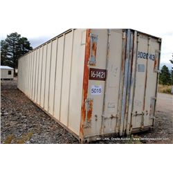 40' STORAGE CONTAINER, CONEX, 16-1421 Location:  Los Alamos Surplus Yard, 381 Eniwetok Street, Los A