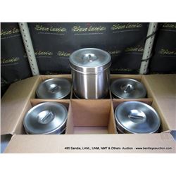 BOX: VOLLRATH 88040 4 1/2QT STAINLESS DRESSING JAR 6X MONEY