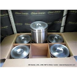 BOX: VOLLRATH 88040 4 1/2QT STAINLESS DRESSING JAR 6X MONEY