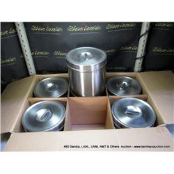 BOX: VOLLRATH 88040 4 1/2QT STAINLESS DRESSING JAR 6X MONEY