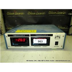 CORTEST SYSTEMS INC TRANSDUCER CONSOLE (print sequence:) B-133