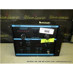 AE ATX-600 CONTROL/CONSOLE (print sequence:) B-136