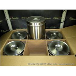 BOX: VOLLRATH 88040 4 1/2 QT STAINLESS DRESSING JAR 6X MONEY