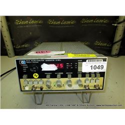 HP 8111A PULSE/FUNCTION GENERATOR 20MHZ (print sequence:) 70542