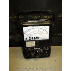 SIMPSON 260 VOLT-OHM MILLIAMETER (print sequence:) 4074