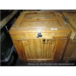 WOOD SHIPPING CRATE