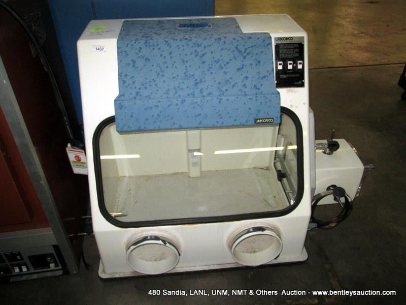 LABCONCO 50004 CONTROLLED ATMOSPHERE GLOVE BOX (print sequence) 4099