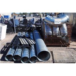 LOT: GALVANIZED AIR DUCTING Location:  Los Alamos Surplus Yard, 381 Eniwetok Street, Los Alamos, NM 