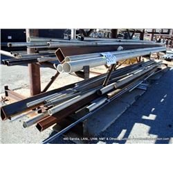 LOT: PIPE, TUBING, SQUARE TUBING, PVC, CONDUIT Location:  Los Alamos Surplus Yard, 381 Eniwetok Stre