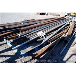 LOT: PALLETS OF PIPE, TUBING, SQUARE TUBING Location:  Los Alamos Surplus Yard, 381 Eniwetok Street,