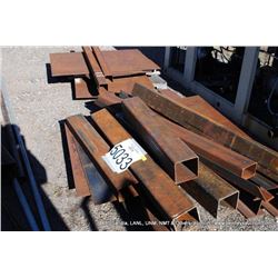 LOT: SQUARE TUBING, STEEL SHEET Location:  Los Alamos Surplus Yard, 381 Eniwetok Street, Los Alamos,