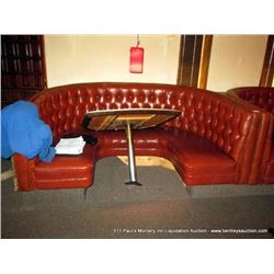 ROUND BOOTH W/ TABLE